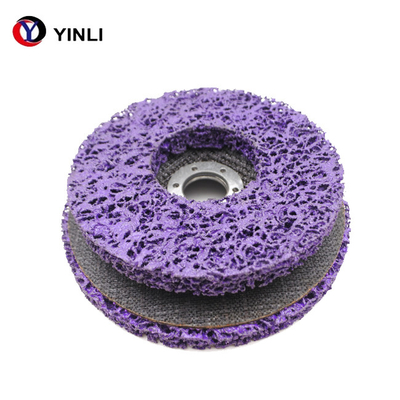 150mm 46 Grit Clean And Strip Disc Purple Color For Rust Removal