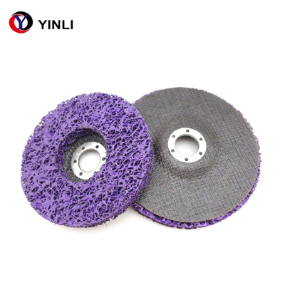 150mm 46 Grit Clean And Strip Disc Purple Color For Rust Removal